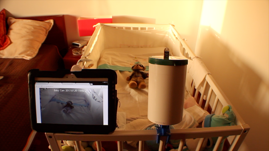 Baby Surveillance Pi with sound and temperature